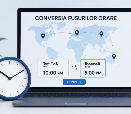 Instrumente online pentru conversia fusurilor orare